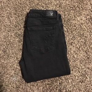 American Eagle Black Skinny Jeans