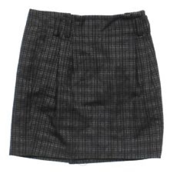 Merona Black &a White Pleated Skirt w/Pockets - Picture 1 of 5