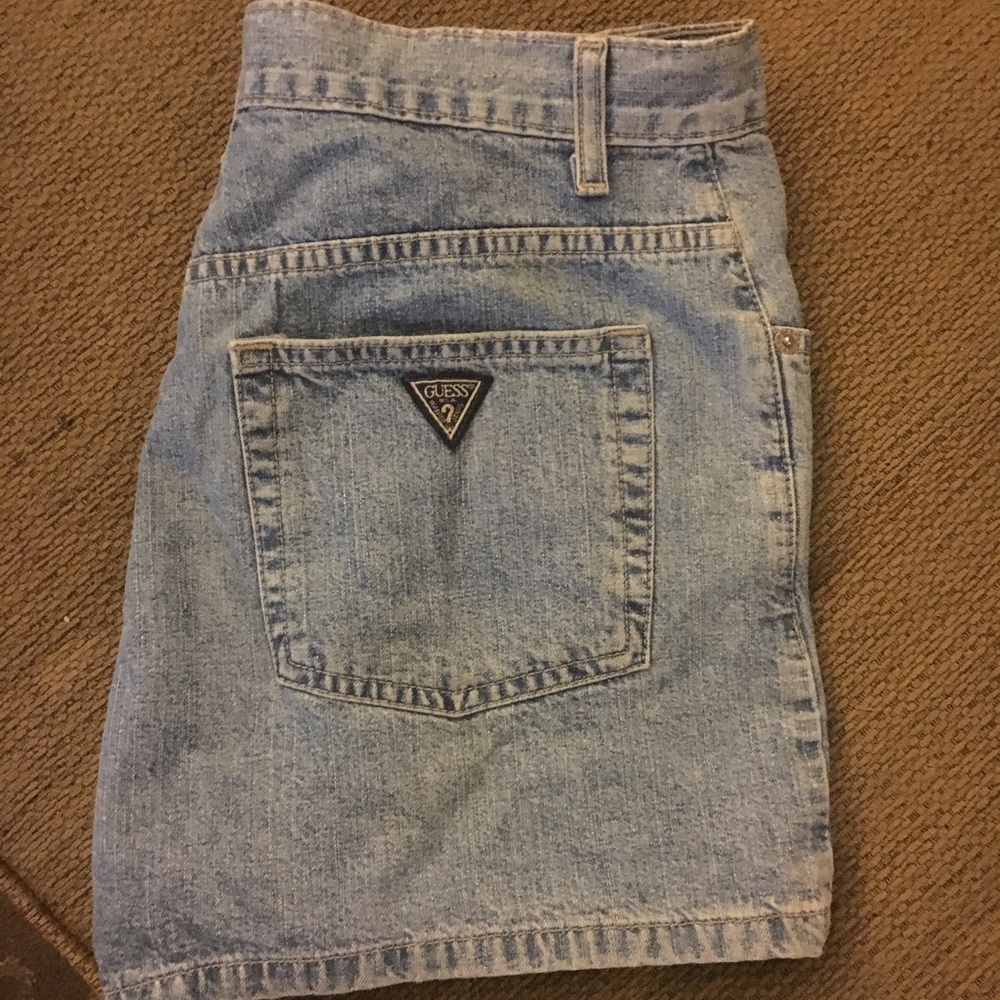 Vintage high wasted Guess denim shorts
