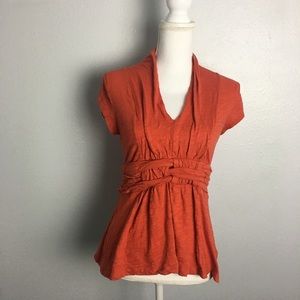 Anthropologie Rust Colored Blouse Anthropologie Rust Colored Blouse