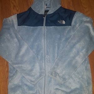 Hooded North Face Zip Jacket