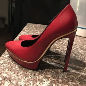 Saint Laurent Red Janis