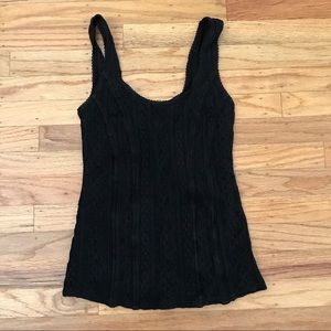 Black Knit FP Tank