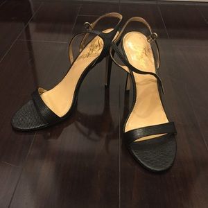Black Fergie 4.75 inch Sandal Black Fergie 4.75 inch Sandal