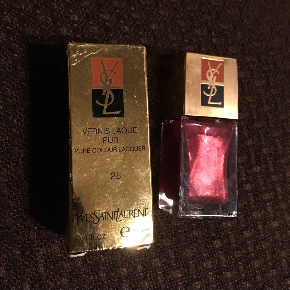 Vintage YSL Vernis Laque Pur 28 Nail Polish
