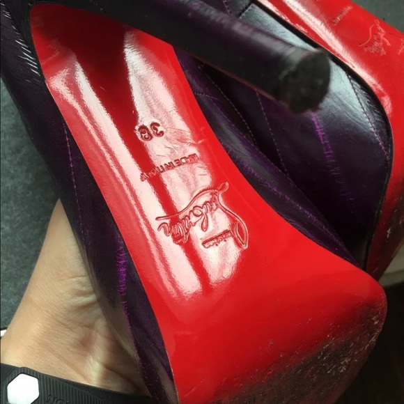 Christian Louboutins size 38 - Picture 2 of 4