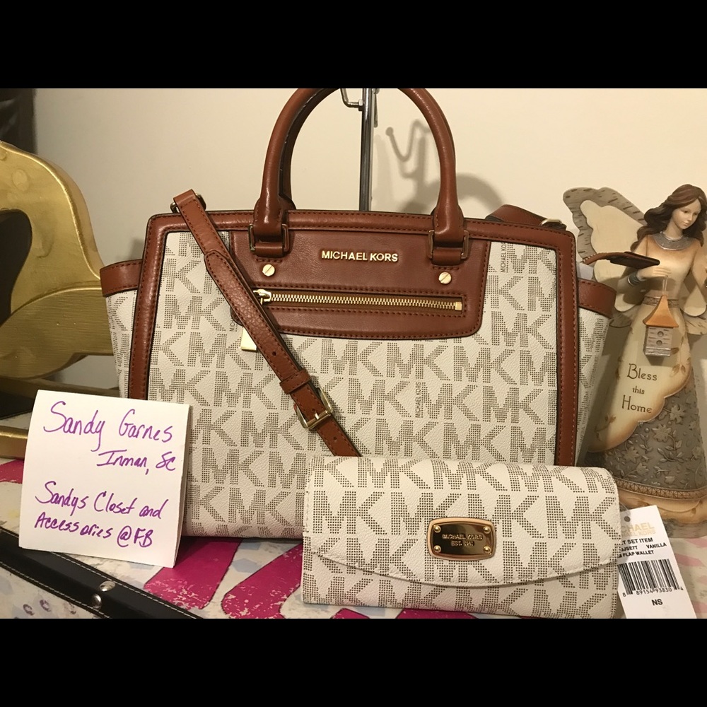 New without tags MK large Selma and nwt wallet.