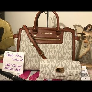 New without tags MK large Selma and nwt wallet.