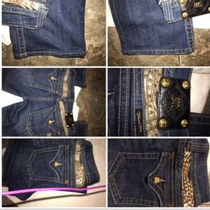 Gold wings miss me jeans