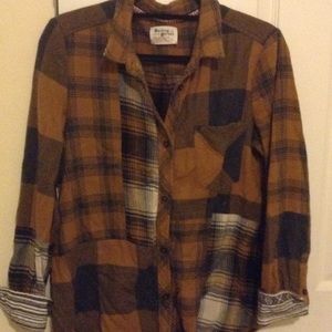 Holding horses plaid flannel Holding horses plaid flannel