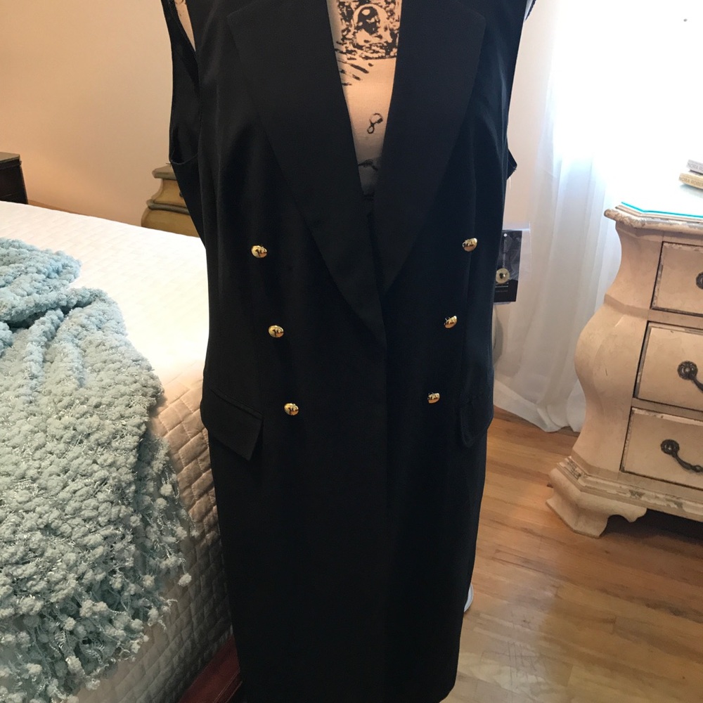 INC International Beautiful Tunic style long vest
