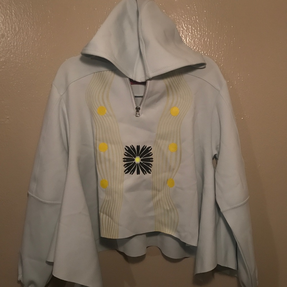 Opening Ceremony oversized cropped daisy pullover