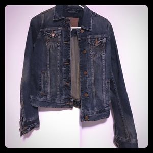 abercrombie + fitch jean jacket abercrombie + fitch jean jacket