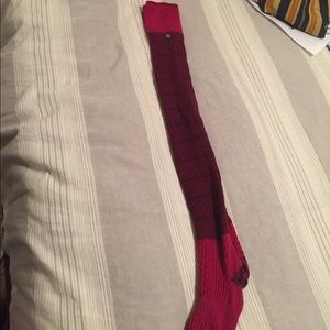 lululemon thigh high socks worn a little bit