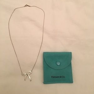 Tiffany's bow pendant necklace Tiffany's bow pendant necklace
