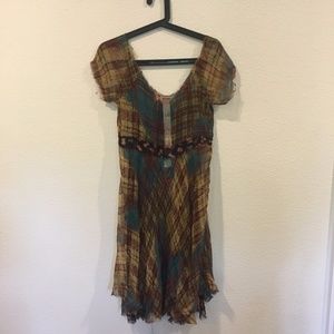 4 Love and Liberty Dresses - 4 Love and Liberty by Johnny Was plaid dress 4 Love and Liberty Dresses - 4 Love and Liberty by Johnny Was plaid dress