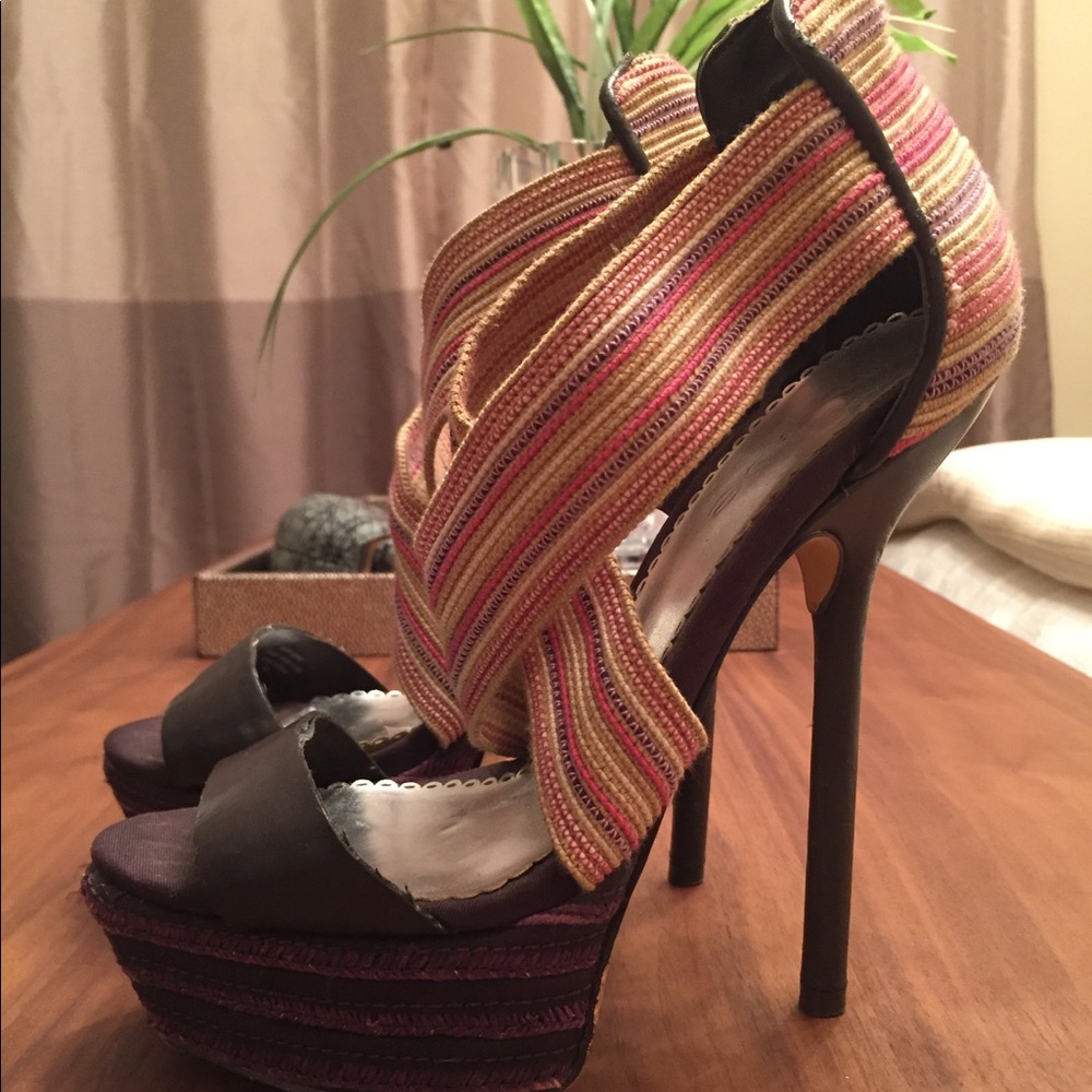 Bebe platform heels