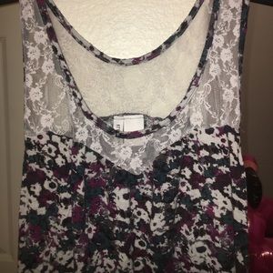 Floral tank top