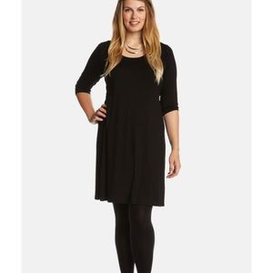 Karen Kane Scoop Neck Jersey Dress (plus size) 1x.