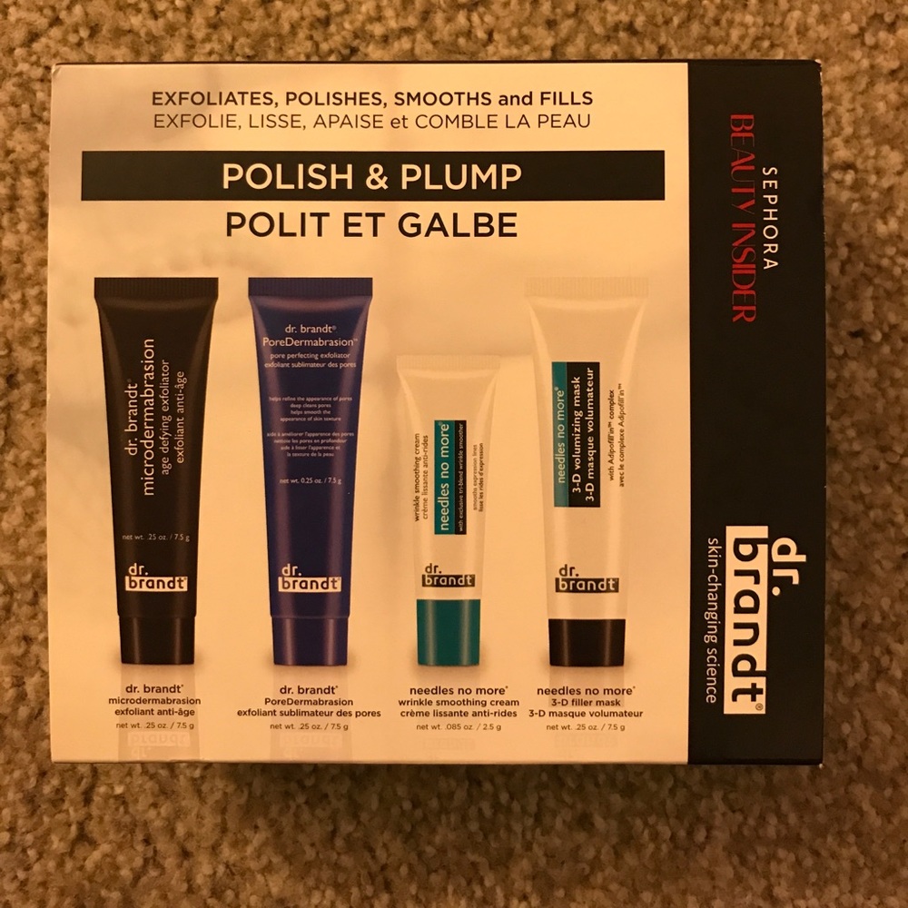 Sephora Polish and Plump Sample Skin Care
