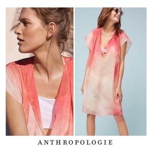 Anthropologie Tanjane Cupro Pink Tunic Anthropologie Tanjane Cupro Pink Tunic