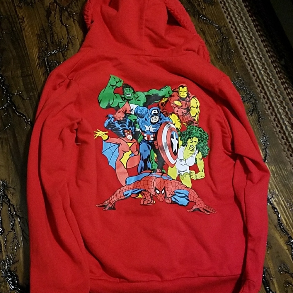 Marvel hoodie size L
