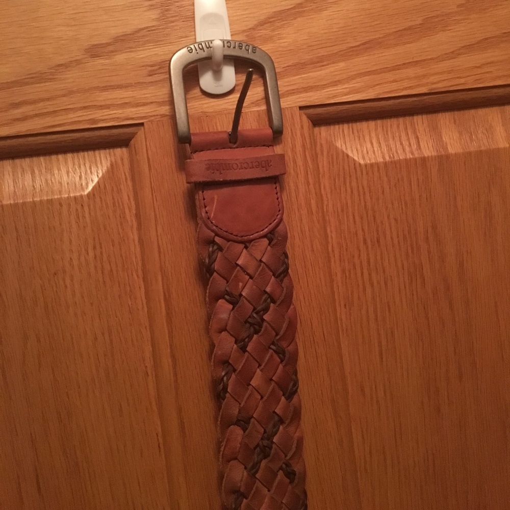 Abercrombie wide braided belt