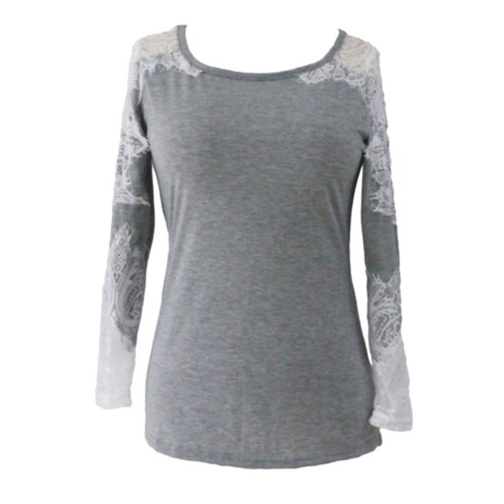 Lace Cut Out Top - Picture 3 of 5