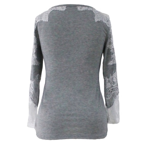 Lace Cut Out Top - Picture 4 of 5