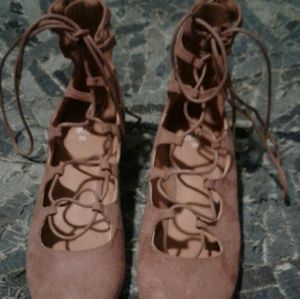 Tie up ballerina Flats Tie up ballerina Flats