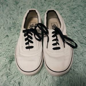 White and Black Vans White and Black Vans