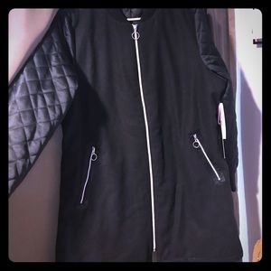 Black boyfriend trench Jacket