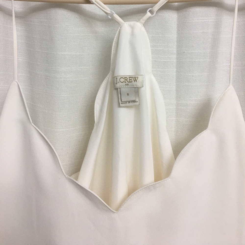 J crew scallop top