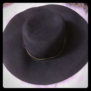 Black Floppy Hat
