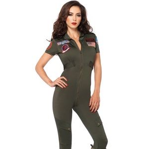 HALLOWEEN! Women's Top Gun Flight suit