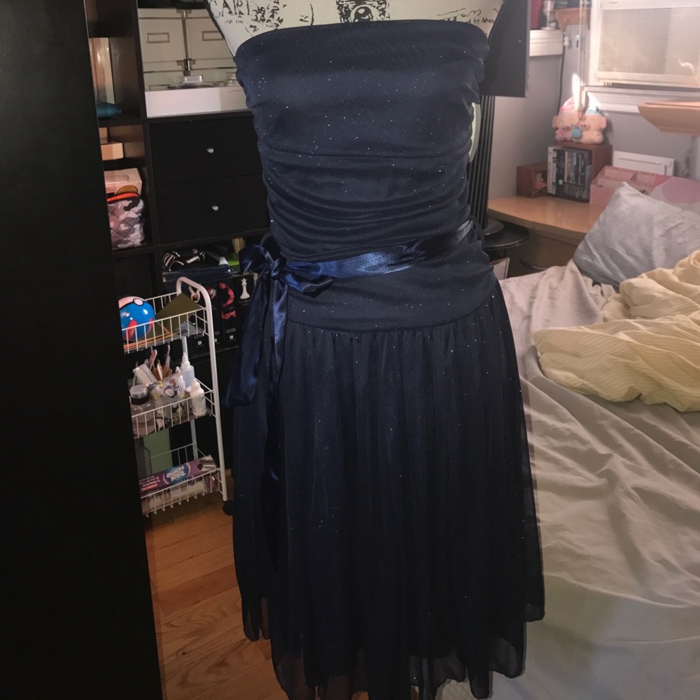 Navy blue dress
