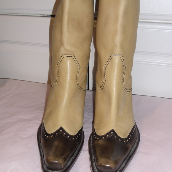 Jessica Bennett Western Cowboy Boots. - Picture 4 of 10