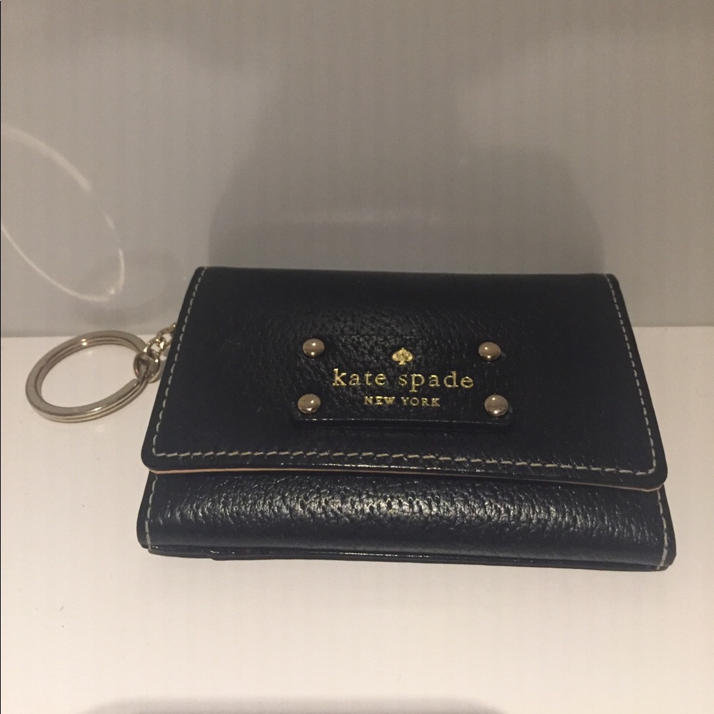Black Kate Spade Key Wallet