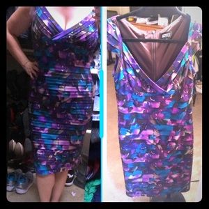 Adrianna Papell Tiered Sheath Dress