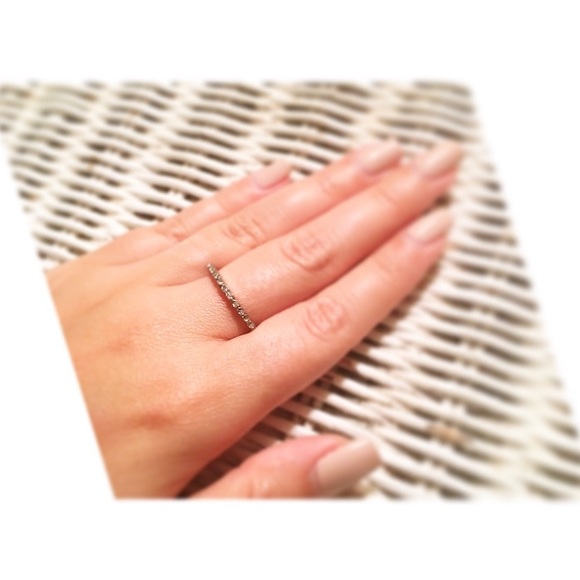 Silver and Diamond Band - Picture 1 of 1