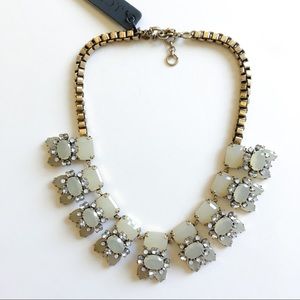 Jcrew light yellow crystal statement necklace Jcrew light yellow crystal statement necklace