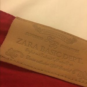 Zara Red Pants Zara Red Pants