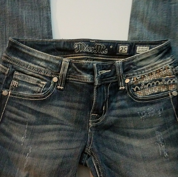 Miss Me Bohemian Ankle Skinny Jeans - Picture 5 of 8