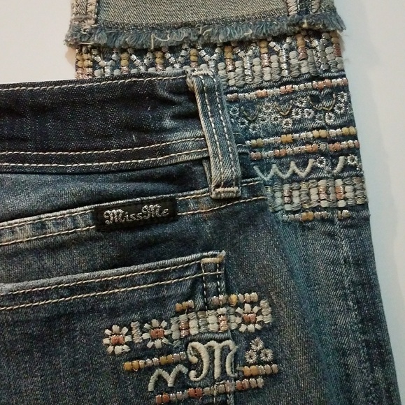 Miss Me Bohemian Ankle Skinny Jeans - Picture 8 of 8