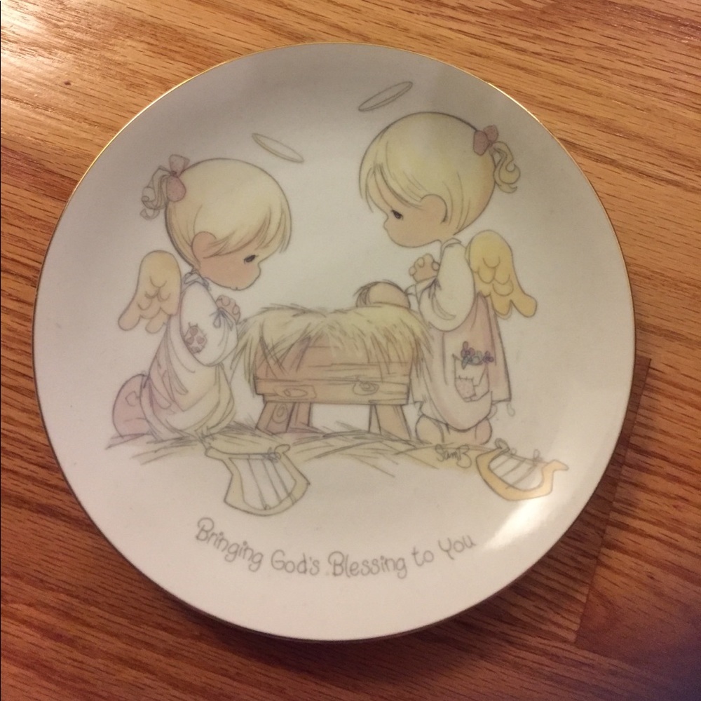 Precious moment plate