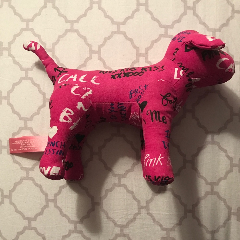 Victoria's Secret PINK Stuffed Dog - Picture 2 of 3