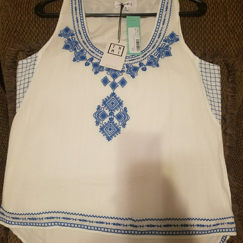 Southgate embroidered top