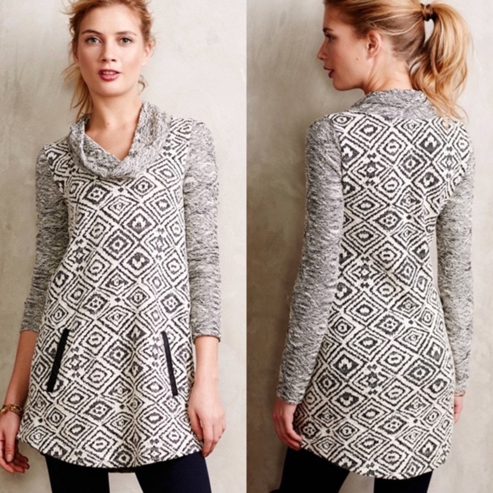 POSTMARK Anthropologie KONYA Cowl neck sweater Sm