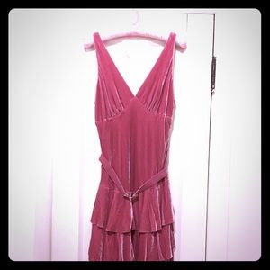 Velvet shelli segal evening dress