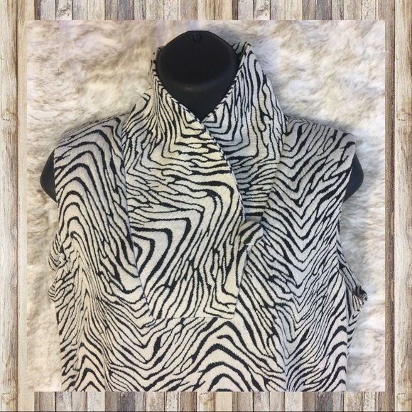 12 🌑Calvin Klein🌑 zebra print midi work dress - Picture 5 of 7